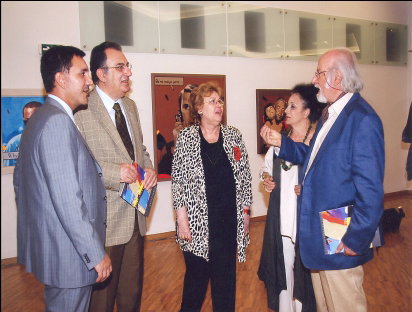 “Eλληνογερμανική Αγωγή” Μετά το πέρας της εκδήλωσης στο χώρο της σχολής. - Ellinogermaniki Education, after the event.