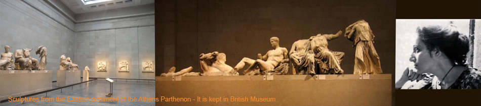 Sculptures from the Eastern pediment of the Athens Parthenon - It is kept in British Museum